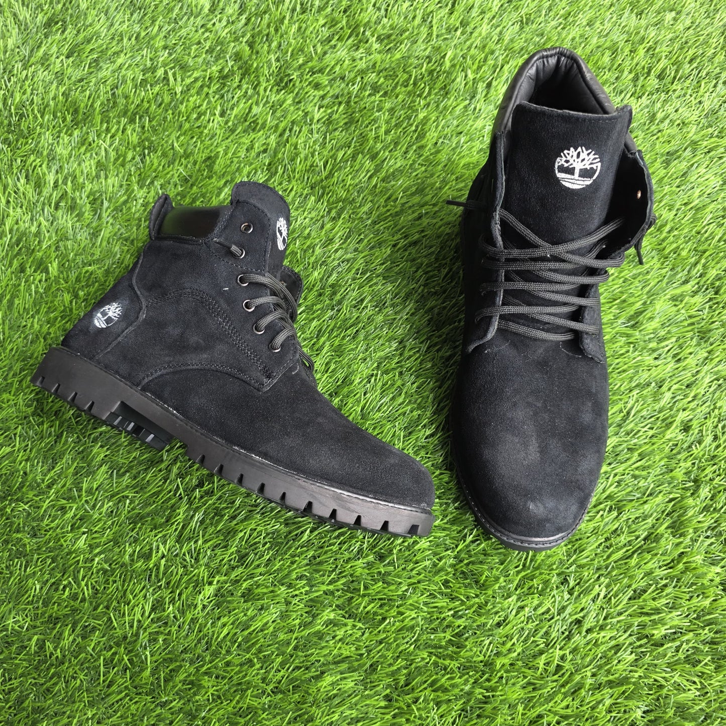 Timberland Suede Black Leather