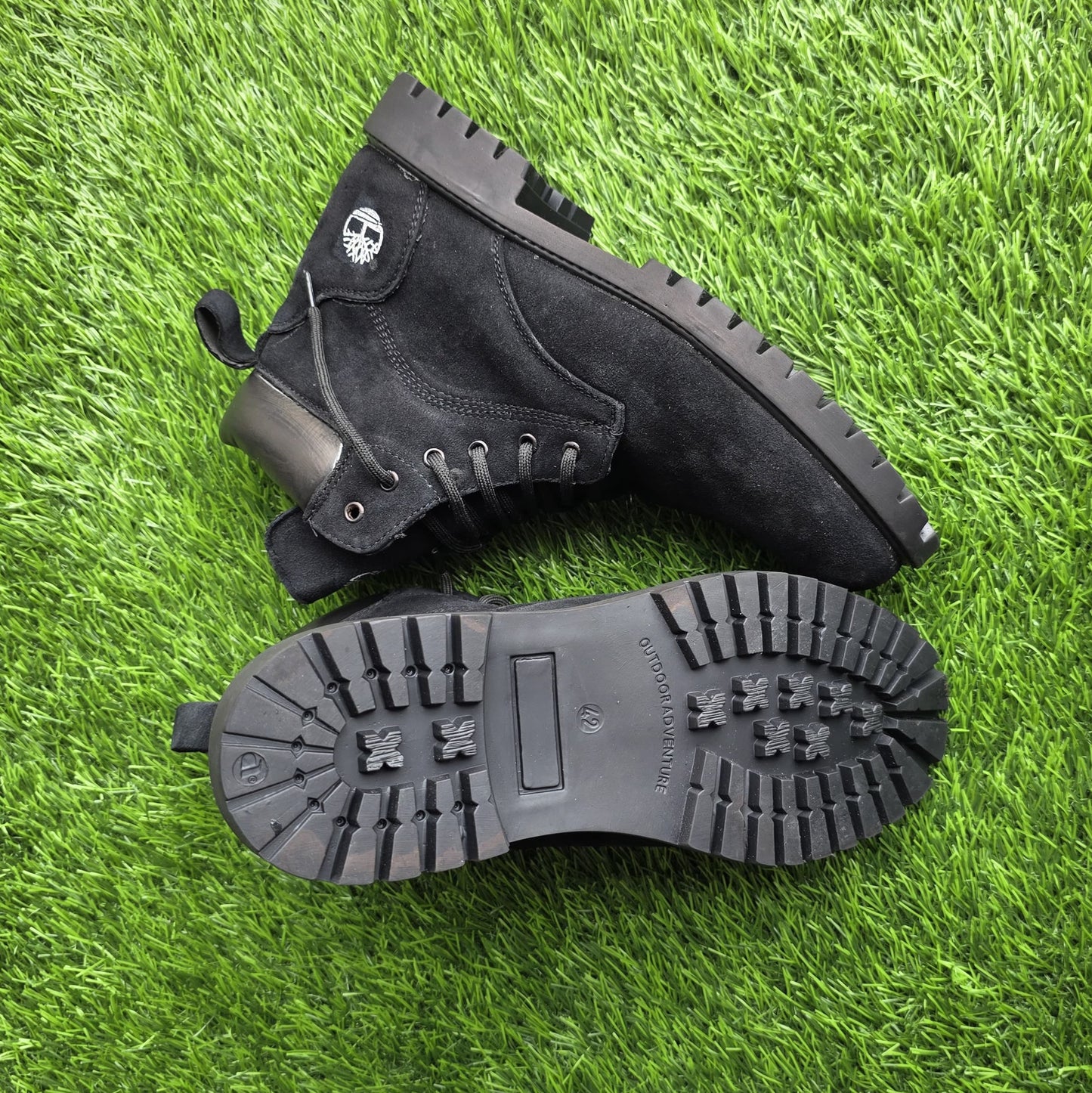 Timberland Suede Black Leather