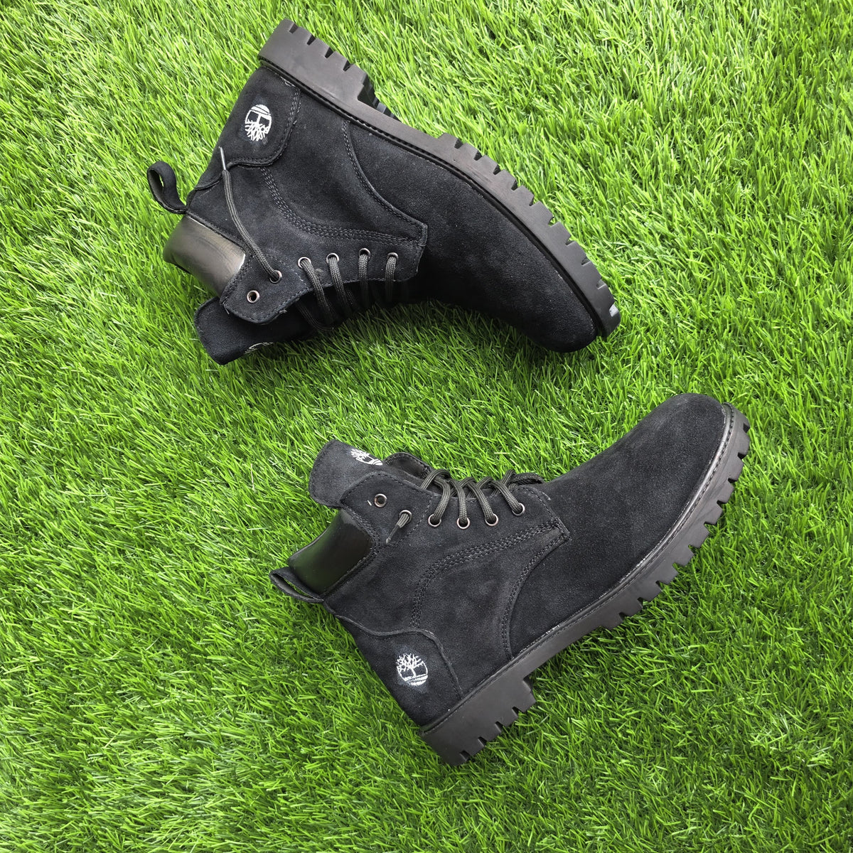 Timberland Suede Black Leather